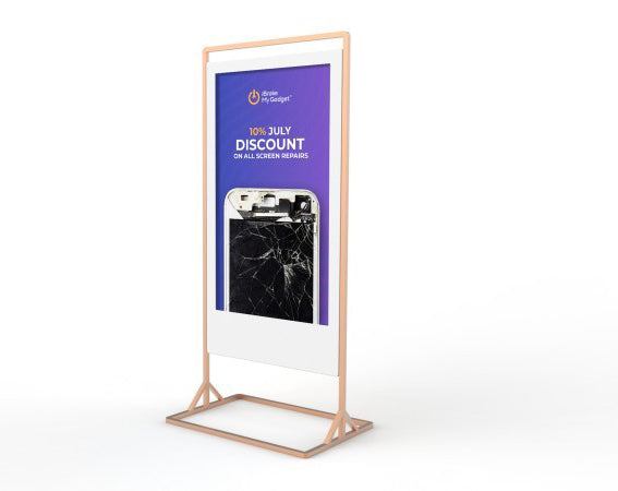 55 inch Double-sided Freestanding Digital Posters Freestanding Digital Signage Display ScreenMoove