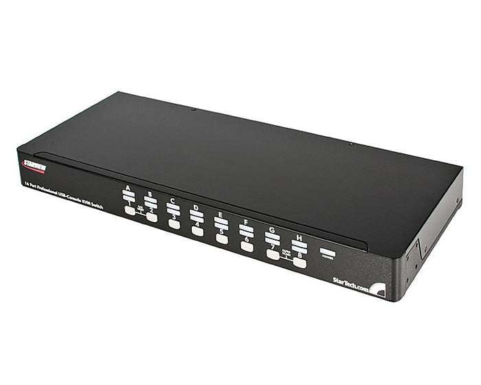 StarTech 16 Port 1U Rackmount USB PS/2 KVM Switch with OSD | SV1631DUSBGB Switches Startech