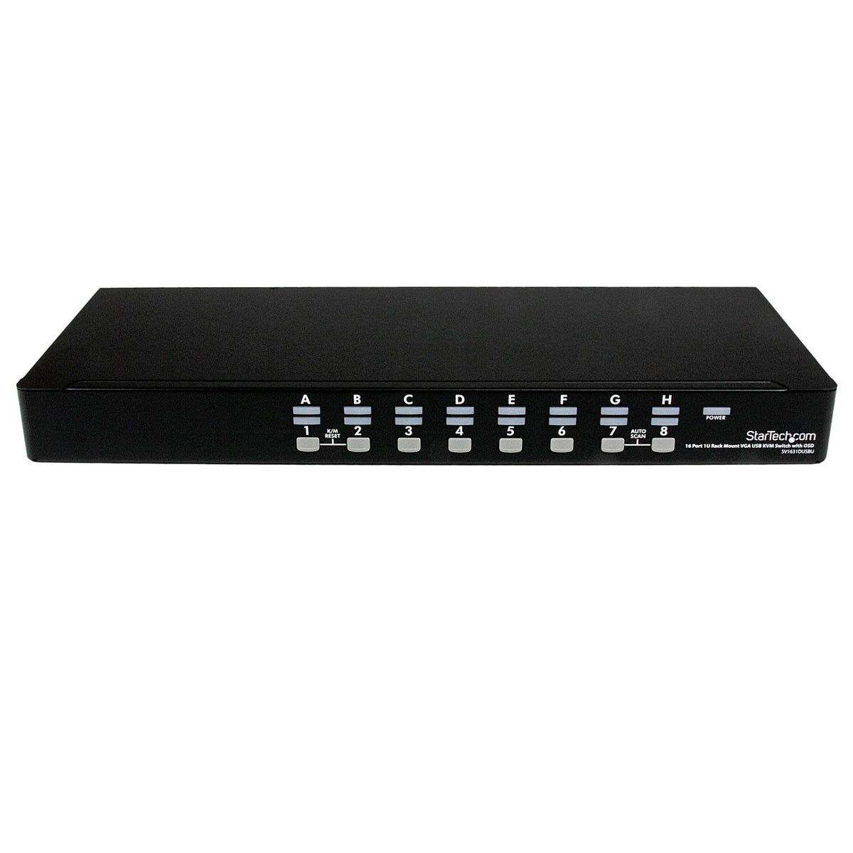 StarTech 16 Port 1U Rackmount USB KVM Switch with OSD | SV1631DUSBU ...