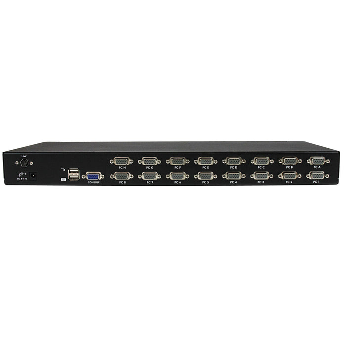 StarTech 16 Port 1U Rackmount USB KVM Switch with OSD | SV1631DUSBU