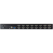 StarTech 16 Port 1U Rackmount USB KVM Switch Kit with OSD and Cables | SV1631DUSBUK Switches Startech