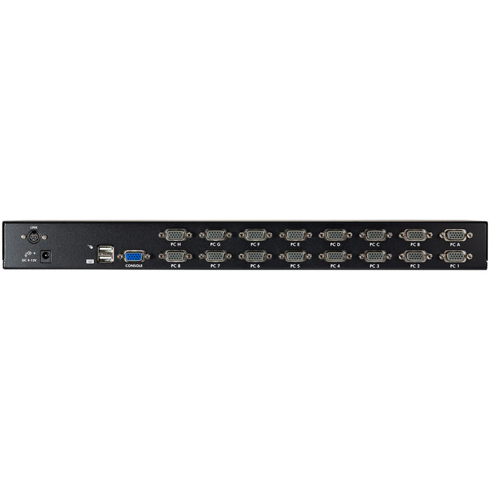 StarTech 16 Port 1U Rackmount USB KVM Switch Kit with OSD and Cables | SV1631DUSBUK