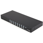 StarTech 16 Port 1U Rackmount USB KVM Switch Kit with OSD and Cables | SV1631DUSBUK Switches Startech