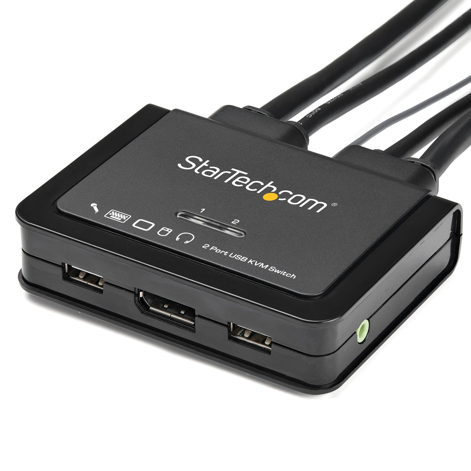 StarTech 2 Port DisplayPort KVM Switch, 4K 60Hz | SV211DPUA4K Switches Startech