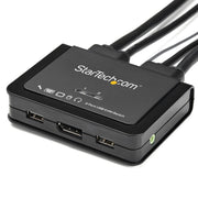 StarTech 2 Port DisplayPort KVM Switch, 4K 60Hz | SV211DPUA4K Switches Startech