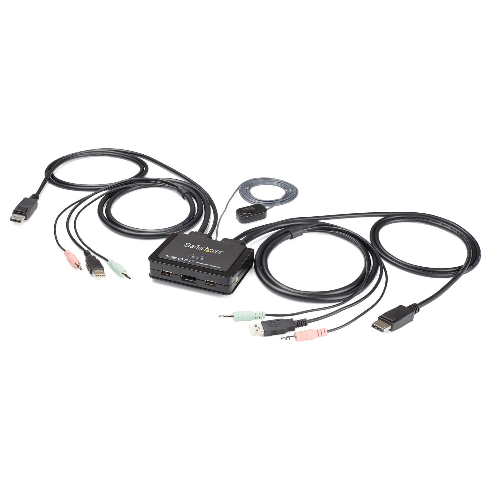 StarTech 2 Port DisplayPort KVM Switch, 4K 60Hz | SV211DPUA4K Switches Startech
