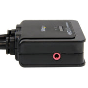 StarTech 2 Port USB HDMI Cable KVM Switch with Audio and Remote Switch, USB Powered | SV211HDUA Switches Startech
