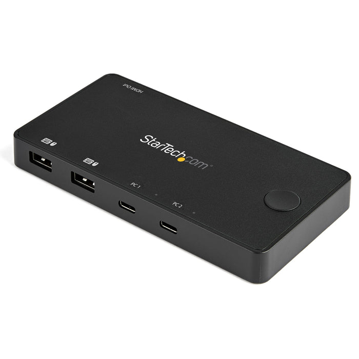 StarTech 2 Port USB C KVM Switch, 4K 60Hz HDMI | SV211HDUC Switches Startech