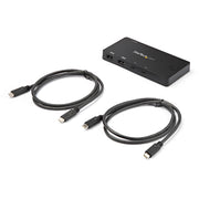 StarTech 2 Port USB C KVM Switch, 4K 60Hz HDMI | SV211HDUC Switches Startech