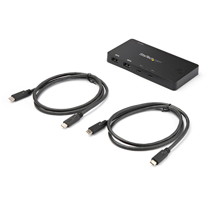 StarTech 2 Port USB C KVM Switch, 4K 60Hz HDMI | SV211HDUC