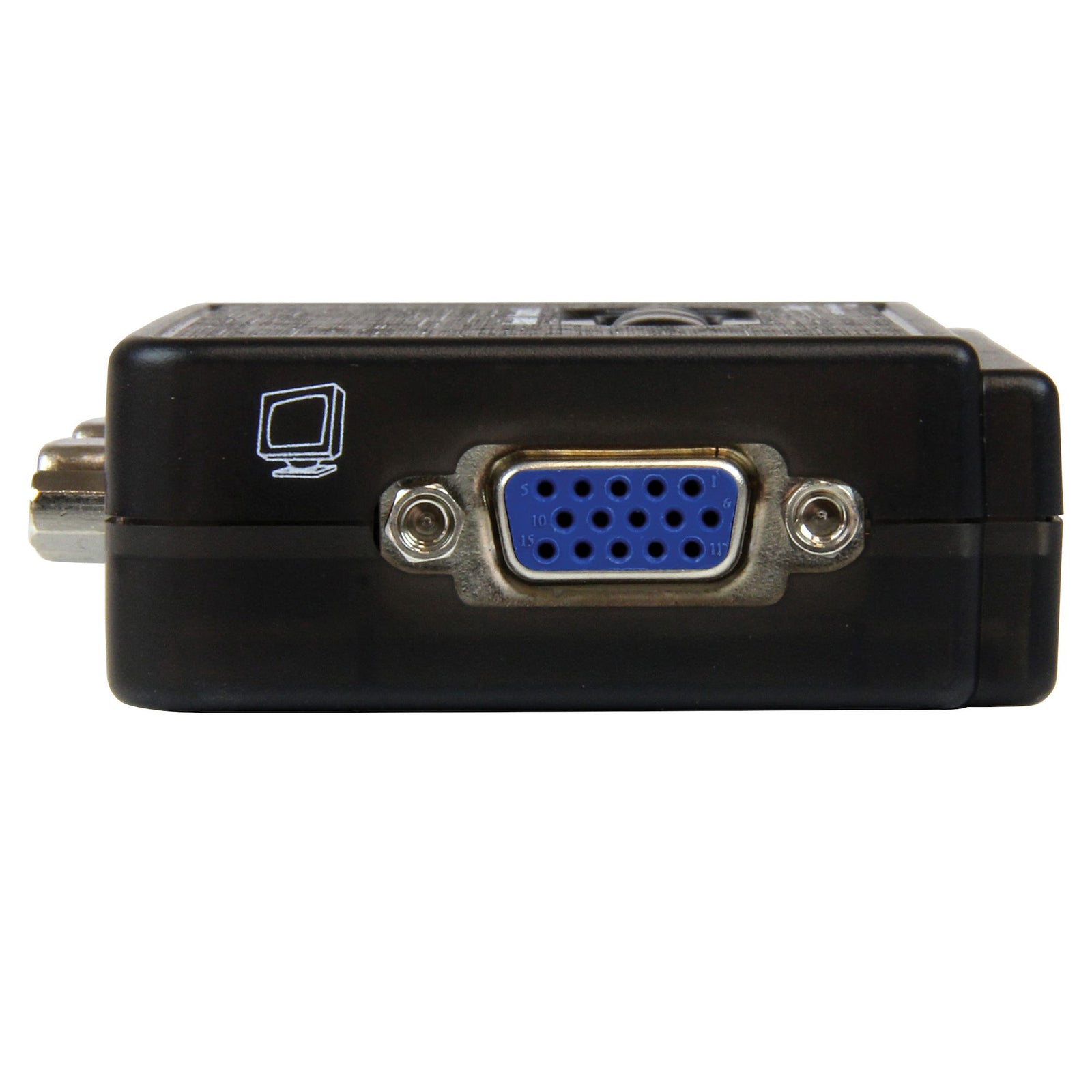 StarTech 2 Port Black USB KVM Switch Kit with Audio and Cables | SV211KUSB Switches Startech
