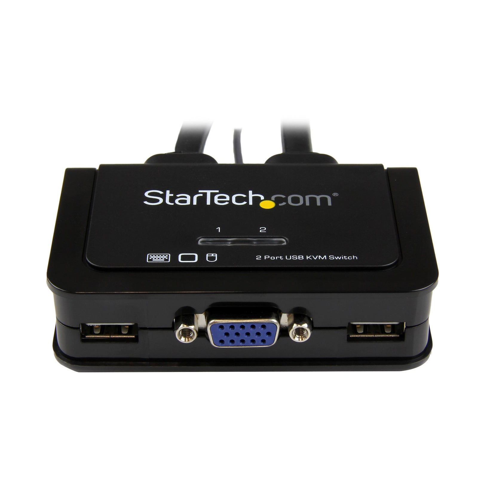 StarTech 2 Port USB VGA Cable KVM Switch, USB Powered with Remote Switch | SV211USB Switches Startech