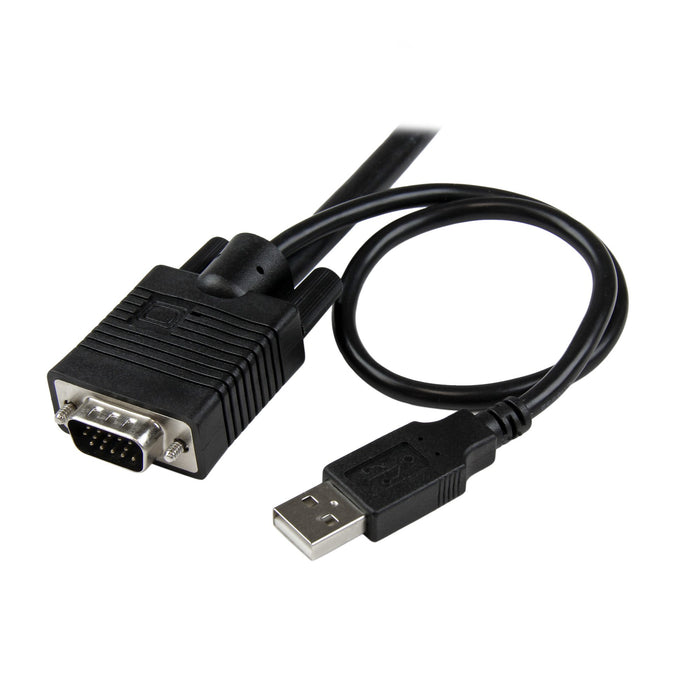 StarTech 2 Port USB VGA Cable KVM Switch, USB Powered with Remote Switch | SV211USB