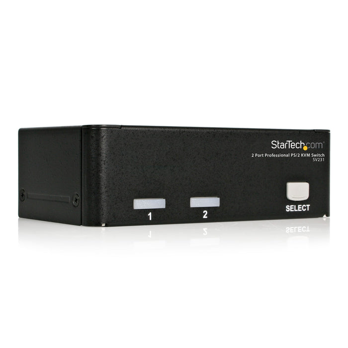 StarTech 2 Port Professional PS/2 KVM Switch | SV231 Switches Startech