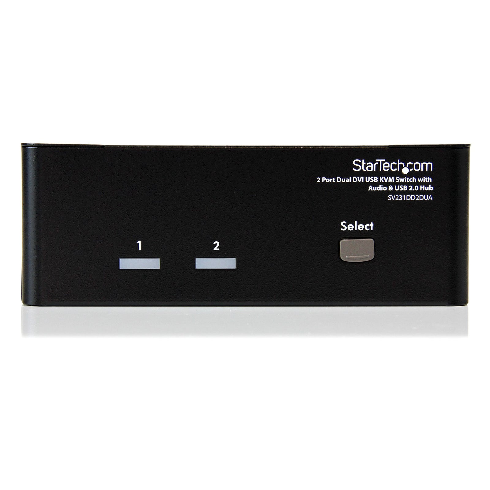 StarTech 2 Port Dual DVI USB KVM Switch with Audio & USB 2.0 Hub | SV231DD2DUA Switches Startech