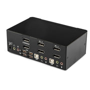 StarTech 2 Port Dual DisplayPort USB KVM Switch with Audio & USB 2.0 Hub | SV231DPDDUA Switches Startech