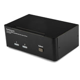 StarTech 2 Port Dual DisplayPort USB KVM Switch with Audio & USB 2.0 Hub | SV231DPDDUA