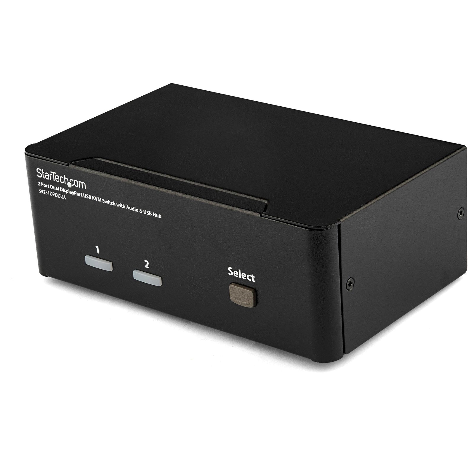 StarTech 2 Port Dual DisplayPort USB KVM Switch with Audio & USB 2.0 Hub | SV231DPDDUA Switches Startech