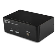 StarTech 2 Port Dual DisplayPort USB KVM Switch with Audio & USB 2.0 Hub | SV231DPDDUA Switches Startech