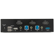 StarTech 2 Port DisplayPort KVM Switch, 4K 60Hz | SV231DPU34K Switches Startech