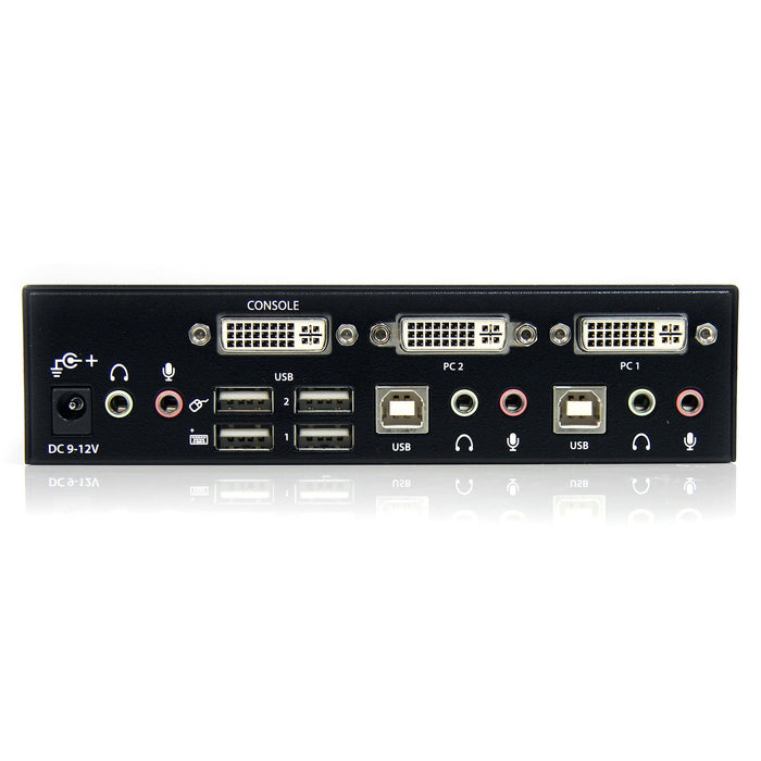 StarTech 2 Port High Resolution USB DVI Dual Link KVM Switch with Audio | SV231DVIUAHR StarTech KVM Switches Startech