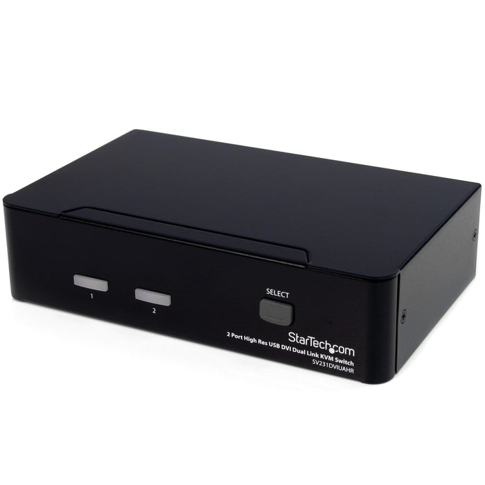 StarTech 2 Port High Resolution USB DVI Dual Link KVM Switch with Audio | SV231DVIUAHR Switches Startech
