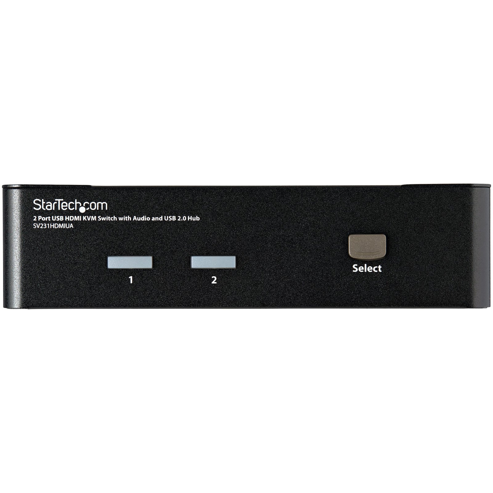 StarTech 2 Port USB HDMI KVM Switch with Audio and USB 2.0 Hub | SV231HDMIUA Switches Startech