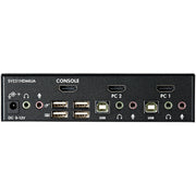 StarTech 2 Port USB HDMI KVM Switch with Audio and USB 2.0 Hub | SV231HDMIUA Switches Startech