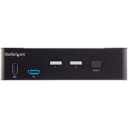 StarTech 2 Port HDMI KVM Switch, Single Monitor 4K 60Hz Ultra HD HDR | SV231HU34K6 Switches Startech