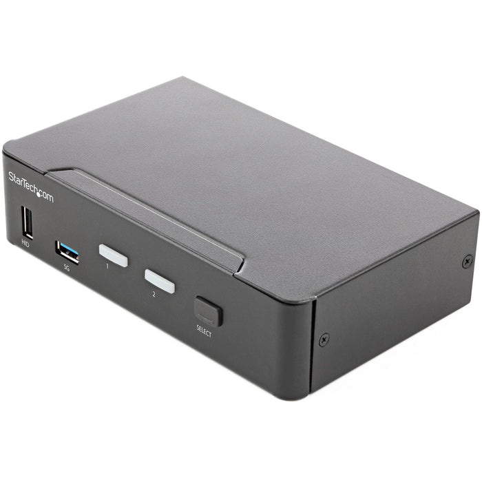 StarTech 2 Port HDMI KVM Switch, Single Monitor 4K 60Hz Ultra HD HDR | SV231HU34K6 Switches Startech