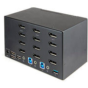 StarTech 2 Port Quad Monitor DisplayPort KVM Switch - 4K 60Hz UHD HDR | SV231QDPU34K Switches Startech