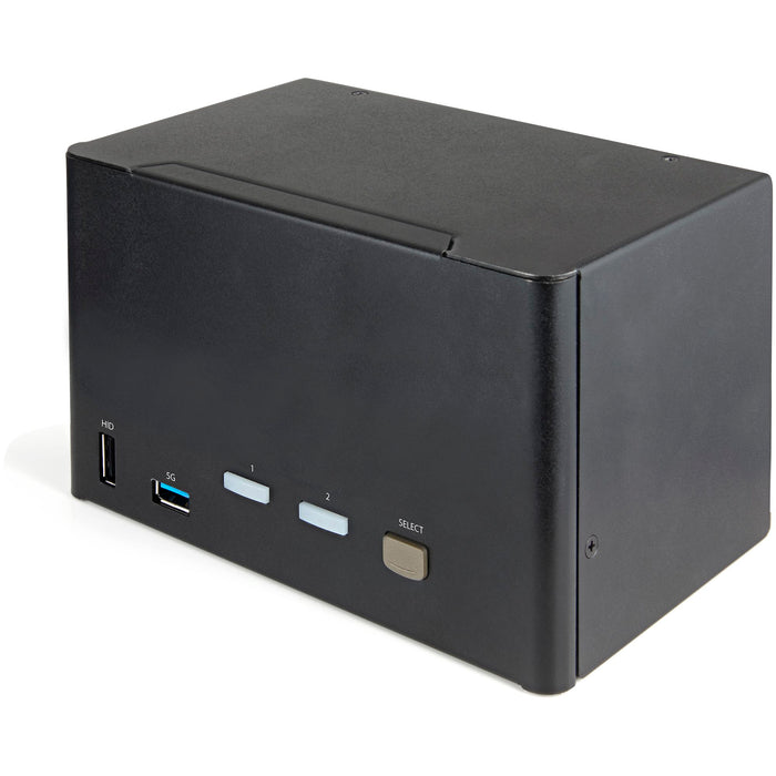 StarTech 2 Port Quad Monitor DisplayPort KVM Switch - 4K 60Hz UHD HDR | SV231QDPU34K Switches Startech