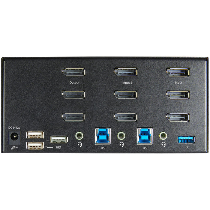StarTech 2 Port Triple Monitor DisplayPort KVM Switch, 4K 60Hz UHD HDR | SV231TDPU34K StarTech KVM Switches Startech