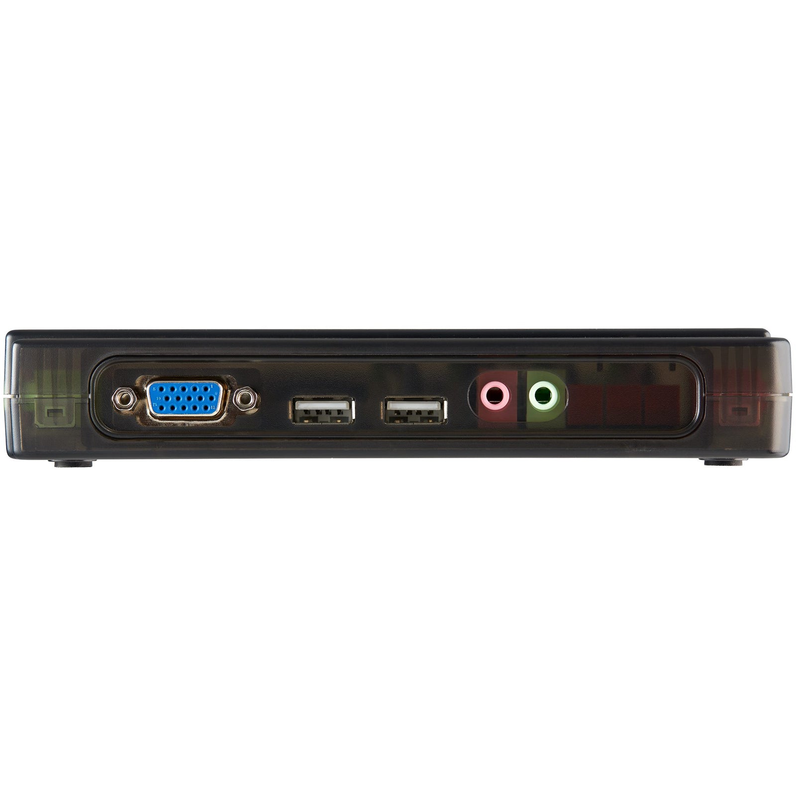StarTech 4 Port Black USB KVM Switch Kit with Cables and Audio | SV411KUSB Switches Startech