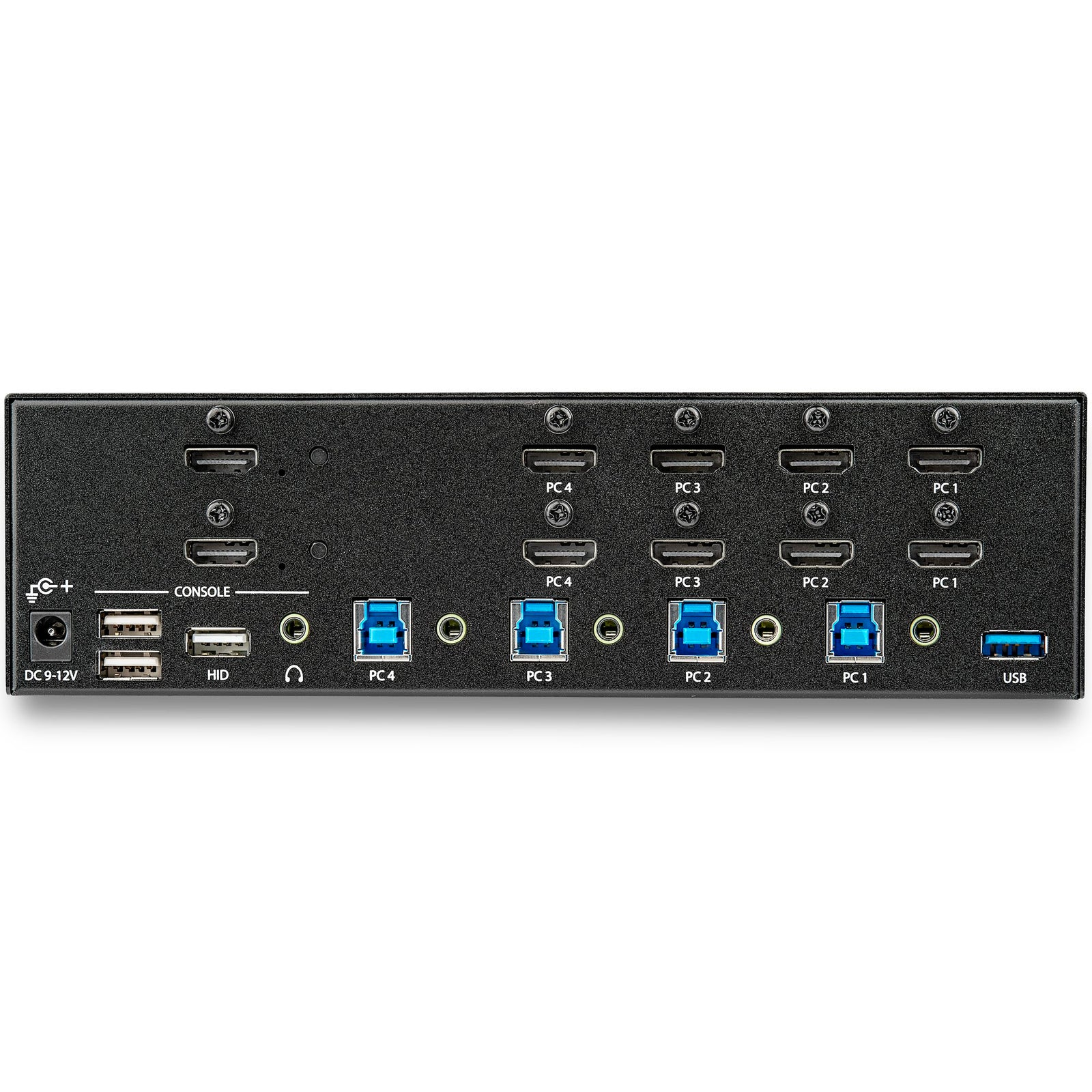 StarTech 4 Port HDMI KVM Switch - 4K 30Hz, Dual Display | SV431DHD4KU Switches Startech