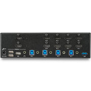 StarTech 4 Port HDMI KVM Switch - 4K 30Hz, Dual Display | SV431DHD4KU Switches Startech