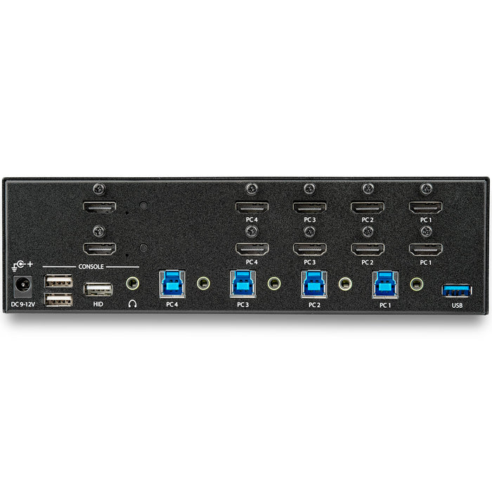 StarTech 4 Port HDMI KVM Switch - 4K 30Hz, Dual Display | SV431DHD4KU StarTech KVM Switches Startech