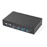 StarTech 4-Port DisplayPort KVM Switch - USB 3.0, 4K 30Hz | SV431DPU3A2