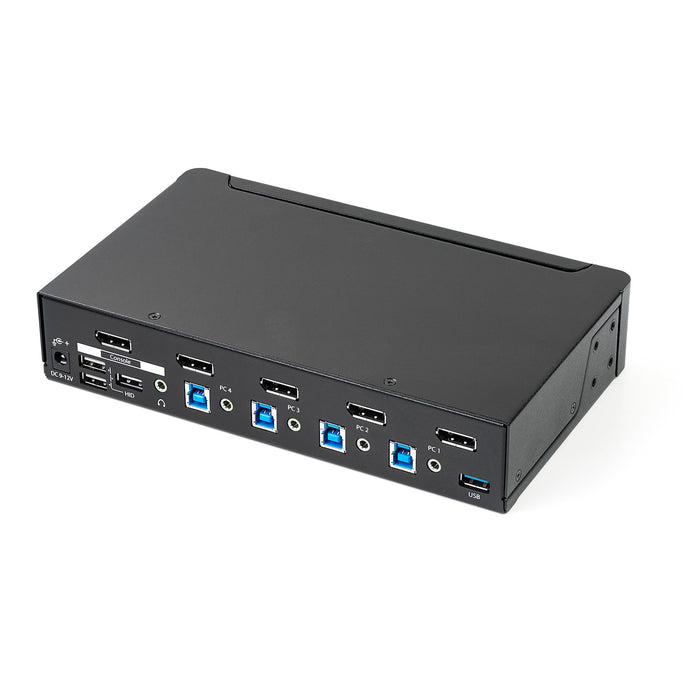 StarTech 4-Port DisplayPort KVM Switch - USB 3.0, 4K 30Hz | SV431DPU3A2 Switches Startech