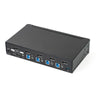 StarTech 4-Port DisplayPort KVM Switch - USB 3.0, 4K 30Hz | SV431DPU3A2