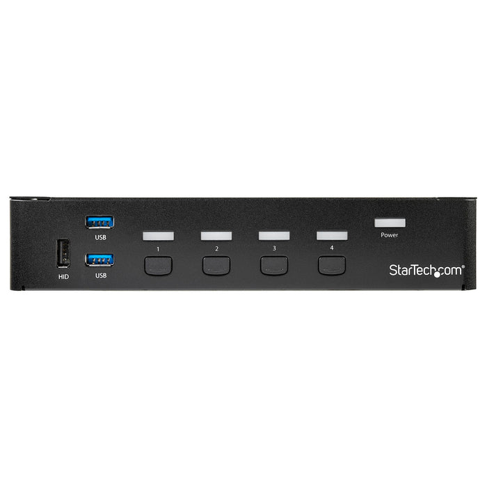 StarTech 4-Port DisplayPort KVM Switch - USB 3.0, 4K 30Hz | SV431DPU3A2 Switches Startech