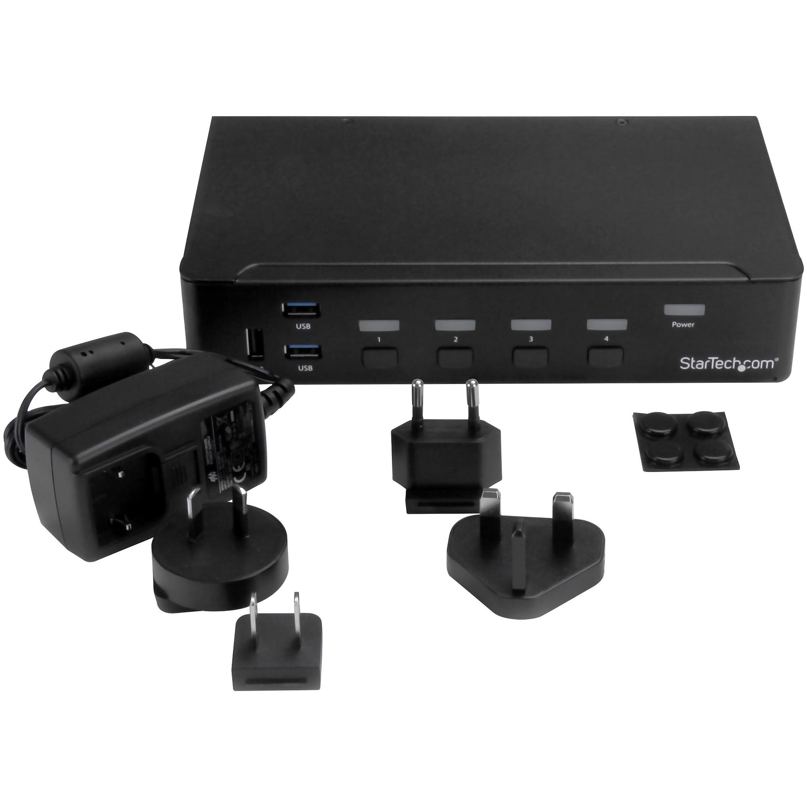 StarTech 4-Port DisplayPort KVM Switch - USB 3.0, 4K 30Hz | SV431DPU3A2 Switches Startech