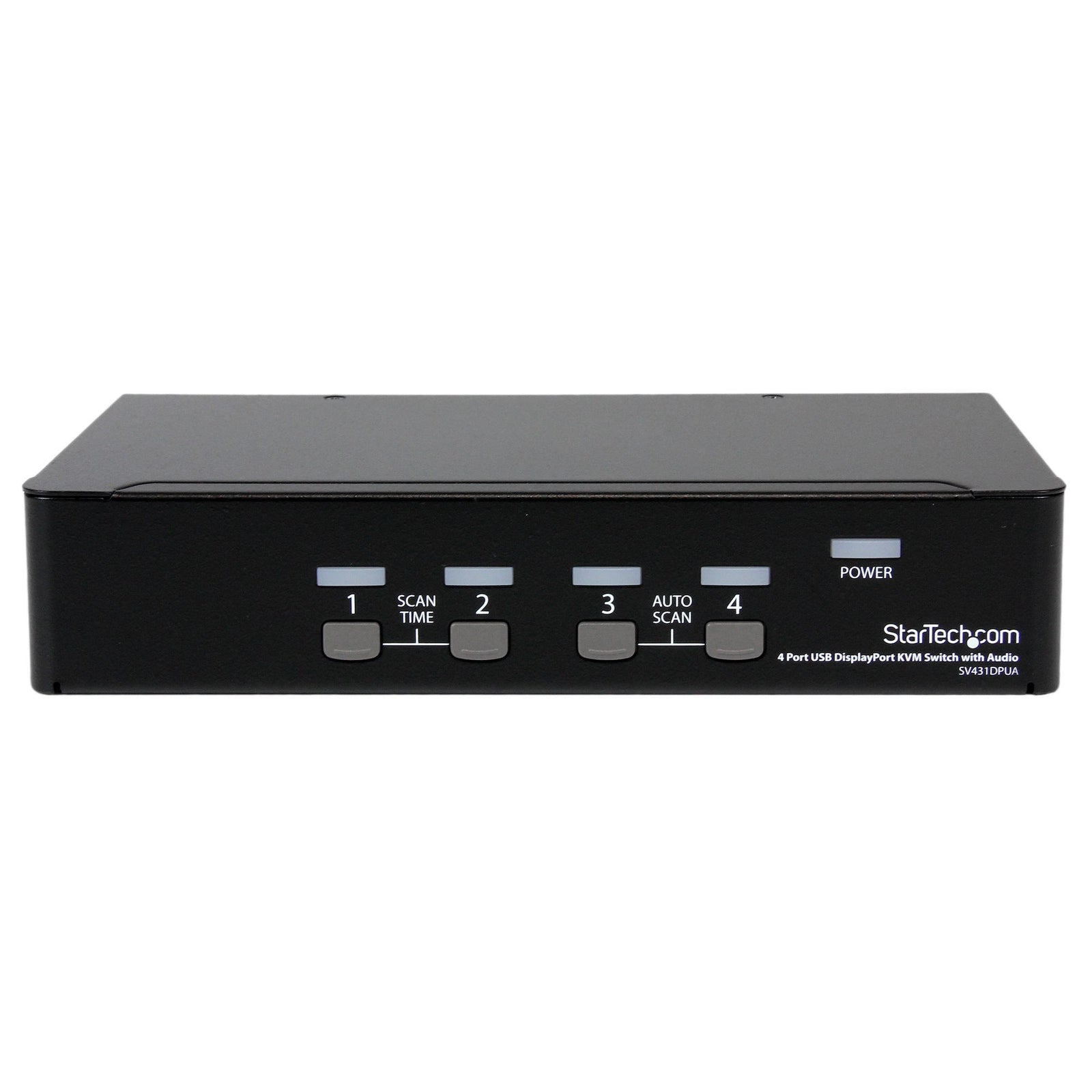 StarTech 4 Port USB DisplayPort KVM Switch with Audio | SV431DPUA Switches Startech
