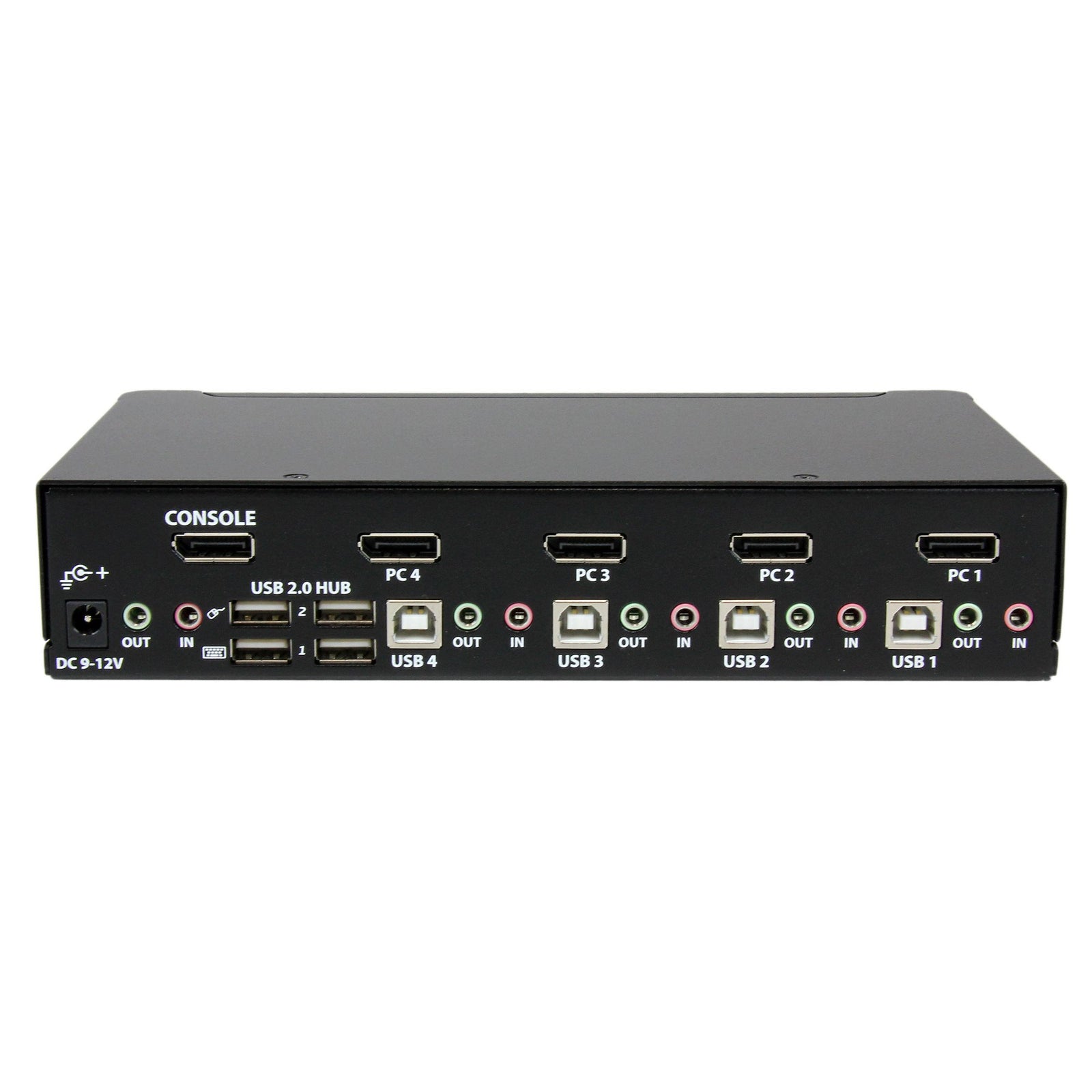 StarTech 4 Port USB DisplayPort KVM Switch with Audio | SV431DPUA Switches Startech