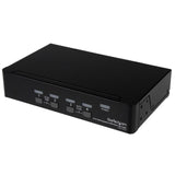 StarTech 4 Port USB DisplayPort KVM Switch with Audio | SV431DPUA