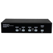 StarTech 4 Port High Resolution USB DVI Dual Link KVM Switch with Audio | SV431DVIUAHR Switches Startech