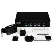 StarTech 4 Port High Resolution USB DVI Dual Link KVM Switch with Audio | SV431DVIUAHR Switches Startech