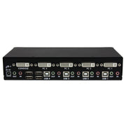 StarTech 4 Port High Resolution USB DVI Dual Link KVM Switch with Audio | SV431DVIUAHR Switches Startech