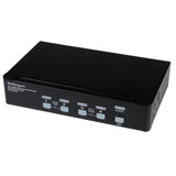 StarTech 4 Port High Resolution USB DVI Dual Link KVM Switch with Audio | SV431DVIUAHR