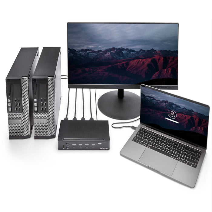 StarTech 4-Port HDMI KVM Switch - USB 3.0, 1080p | SV431HDU3A2 StarTech KVM Switches Startech